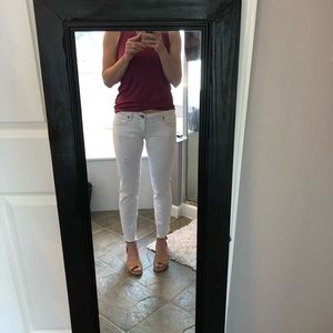 CAbi Deconstructed Slim Boyfriend Jean, white, 2